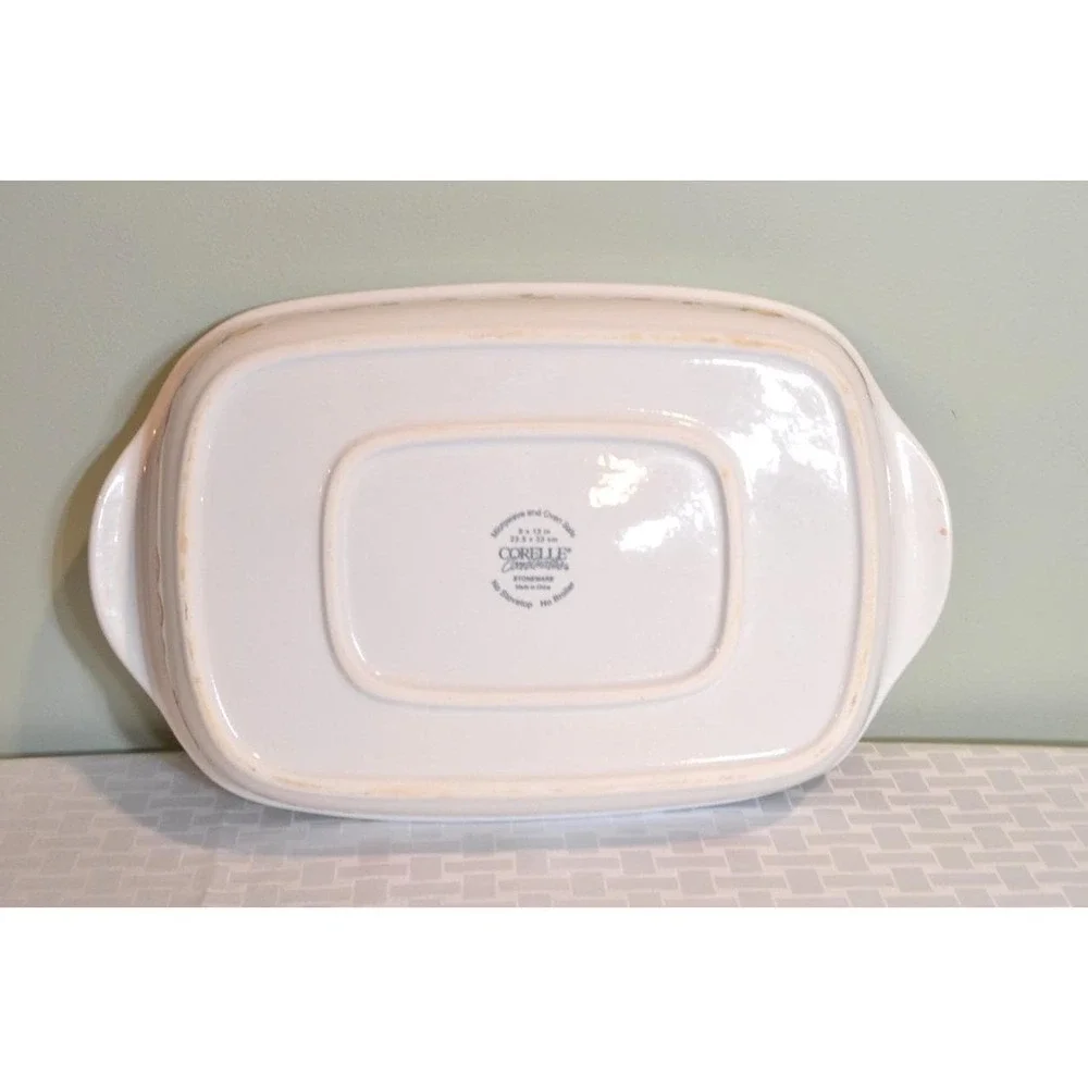 Corelle Coordinates Chutney Fruits 9x13 Stoneware Casserole Lasagna Baking Dish